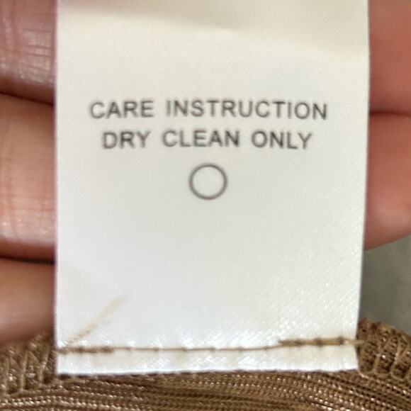 Song of style revolve pleated cross front Pluto mini dress bronze brown size XS - Picture 8 of 9